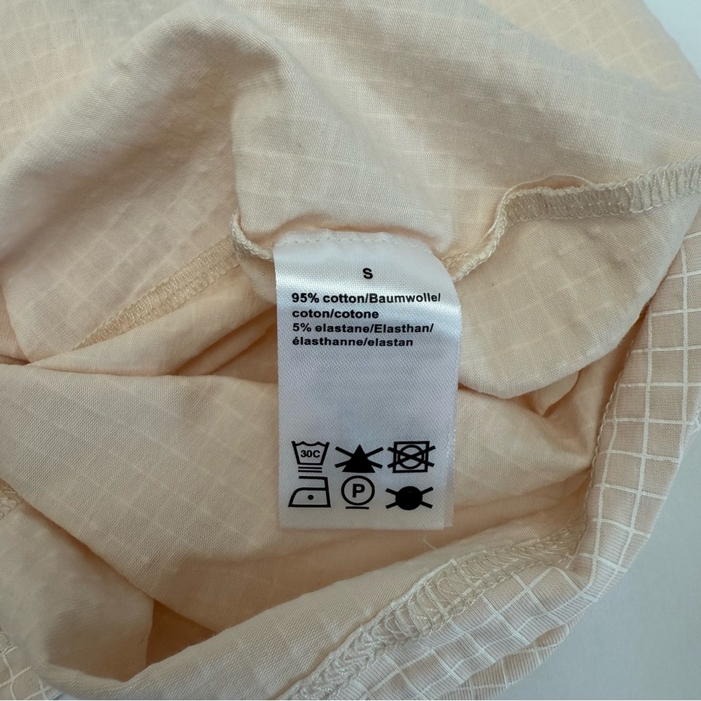 Rundholz Black Label Tunic Dress Flared Hemline Rose Print Check Beige White - Picture 11 of 12